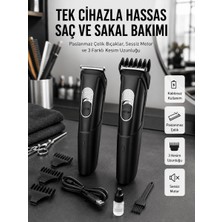 Twin Store Lazer Epilasyon Öncesi Kısaltma Şarjlı Saç Sakal Tıraş Makinesi Ense Kesme Makinesi