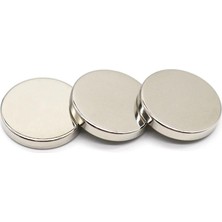 Ø30X5 mm N35 Yuvarlak Neodyum Mıknatıs 4 Adet - Atölye ve Fikstür Için | Magneteksan