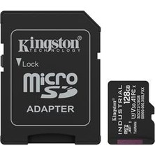 Kingston SDCIT2-128GB 128GB Microsdxc Industrial C10 A1 Pslc Card + Sd Adapter Hafıza Kartı