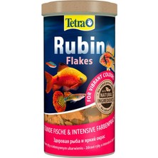 Tetra Rubin Flakes Renklendirici Tropikal Pul Balık Yemi 1 Lt