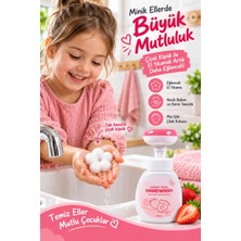 Binbirreyon Doğal Köpük Çiçek Şekilli Doğal Köpük El Sabunu 300ML Parabensiz Çilek Kokulu LB107