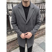 Gambocci Erkek Oversize Uzun Kaşe Kaban