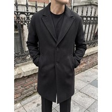 Gambocci Erkek Oversize Uzun Kaşe Kaban