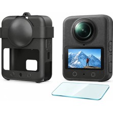 DJI Osmo 360 / Osmo 360 II Uyumlu Silikon Kılıf ve Ekran Koruyucu Seti – Silikon FlexKit | Teknoroket