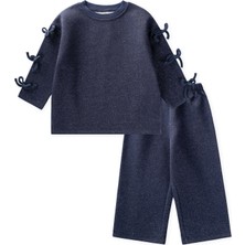Cigit Şardonlu Sweatshirt Takım 2-8 Yaş Lacivert