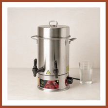 Bezos Elektrikli Çay Otomatı 4l Çift Musluk 1000W (40 Bardak) Pro