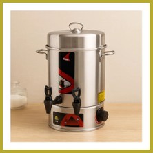 Bezos Elektrikli Semaver Çay Makinesi 6 Litre Çift Musluk 1000W (60 Bardak) Bcks