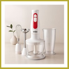 Bezos El Blender Seti (Doğrayıcı, Mixer, Blender) - 2 Kademe, 600ML Hazne, 700ML Ölçü Kabı Bcks