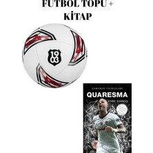 Beşiktaş Beyaz Futbol Topu No:5 + Quaresma Posterli Futbolcu Kitabı 2'li Set