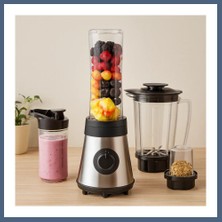 Bezos Smoothie Blender 500W - 800 ml Hazneli, Buz Kırıcı ve Kahve Öğütücü BZS10