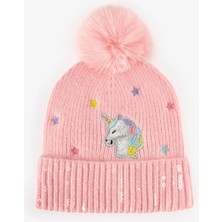 Penti Kız Çocuk Pembe Unicorn Bere