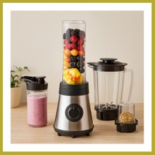 Bezos Smoothie Blender 500W - 800 ml Hazneli, Buz Kırıcı ve Kahve Öğütücü Bcks