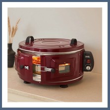 Bezos Yuvarlak Davul Fırın 53 cm 1300W (50?320°C Ayarlı Termostat) BZS10