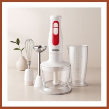 Bezos El Blender Seti (Doğrayıcı, Mixer, Blender) - 2 Kademe, 600ML Hazne, 700ML Ölçü Kabı Pro