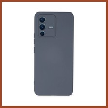 Bezos Vivo V23 5g Kılıf Nano Içi Kadife Silikon - Gri Pro