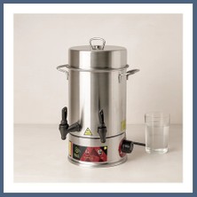 Bezos Elektrikli Çay Otomatı 4l Çift Musluk 1000W (40 Bardak) BZS10
