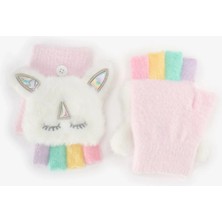 Penti Kız Çocuk Ekru Unicorn Eldiven