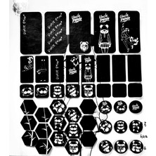 Oyuncu Baykuş Uncle Panda Evrensel Mouse Grip Tape ve Dot Skates Seti