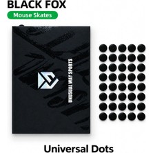 Oyuncu Baykuş Unusual Way Sports Black Fox Evrensel Dot Mouse Skatez 40 Adet