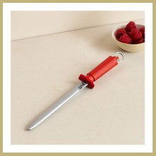 Bezos 10'' Oval Yassı Masat - Plastik Saplı Metal Asma Halkalı Za