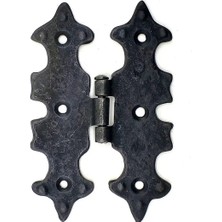 Magicool Antika Tarz Dekoratif Pirinç Lale Menteşe - 104X77 Mm, Oksit
