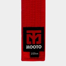 Mooto Mtx Karate Kuşak-Kırmızı - 260 cm