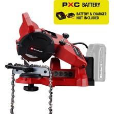 Einhell Akülü Zincir Bileme Makinesi GE-CS 18 Li-Solo 4499940 | PXC | 18 V | derinlik durdurucu | zincir gerdirme | hassas taşlama açısı ayarı | LED | akü hariç