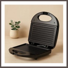 Bezos Mini Elektrikli Tost Makinesi (2 Dilim) 750W Yapışmaz ECO123