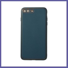 Nida iPhone 7 Plus Kılıf Coco Deri Silikon Kapak - Mavi Nıda