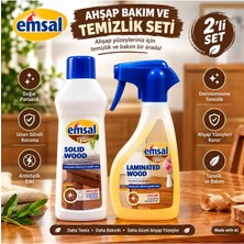 Emsal Ahşap Temizleyici Losyonu(Antistatik) & Ahşap Cilası (Antistatik) Bakım Seti