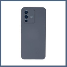 Bezos Vivo V23 5g Kılıf Nano Içi Kadife Silikon - Gri BZS10
