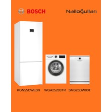 Bosch 3'lü Çeyiz Seti KGN555CWE0N SMS26DW00T WGA25203TR