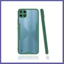 Nida Realme C25Y Kılıf Platin Silikon - Yeşil Nıda
