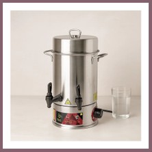Bezos Elektrikli Çay Otomatı 4l Çift Musluk 1000W (40 Bardak) Bzss