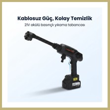 Bezos Kablosuz Basınçlı Yıkama Tabancası | Taşınabilir Oto Yıkama Za