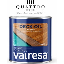 Quattro Home  Valresa Deck Oil Ahşap Zemin Koruyucu Yağ 0,75 L