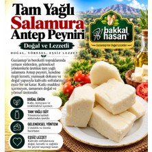 Bakkal Hasan Tam Yağlı Salamura Antep Peyniri Geleneksel Gaziantep Yöresel Kahvaltılık Peynir 500 gr