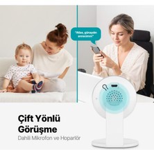 Ttec Wizi Full HD Tak Çalıştır Wi-Fi Akıllı Kamera 1296P Çift Yönlü Görüşme Özelliği ile