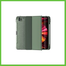 Bezos iPad Pro 11 (2020) Kılıf Tablet Focus Silikon - Yeşil Dmc