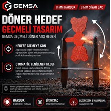 Gemsa Store Geçmeli Döner Atış Hedefi