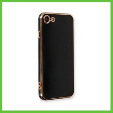 Bezos iPhone 7 Kılıf Volet Silikon - Siyah Dmc
