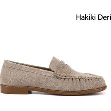 Gönderi(r) Kadın Kum Süet  Hakiki Deri Comfort Loafer