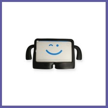 Nida iPad 10.2 (7.nesil) Kılıf Karakter Tablet Silikon - Siyah Nıda