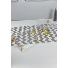 May Home Madlen Kare 2'li Sunumluk Tabak Seti & Yemek Pasta Kurabiye Sunumluğu