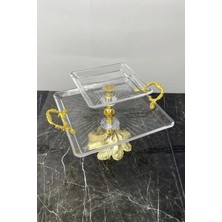 May Home Madlen Cam Yeni Nesil Kurabiyelik Sunum Tabağı