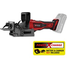 Einhell Akülü Yassı Dübel Frezesi TE-BJ 18 Li-Solo 4350630 | PXC | 18 V | 20 mm kesme derinliği, 6 ayar | kademesiz açı/yükseklik ayarı | Ø 100 mm kesici bıçak | akü hariç