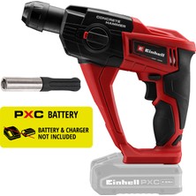 Einhell Akülü Pnömatik Matkap TE-HD 18 Li Solo 4513812 | PXC | 18 V | 1,2 J | SDS-plus | betonda 12 mm delme kapasitesi | 2 işlev | LED aydınlatma | akü hariç