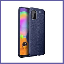 Nida Samsung Galaxy A02S Kılıf Auto Focus Kapak - Lacivert Nıda