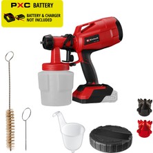 Einhell Akülü Sprey Boya Tabancası TC-SY 18/60 Li-Solo 4260025 | PXC | 18 V | 650 ml/dk tahliye kapasitesi | boya akış kontrolü | 800 ml boya haznesi | 2 nozul | akü hariç
