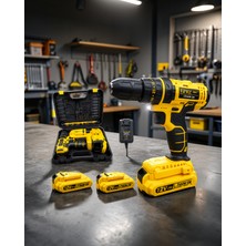 A-Luxe 12V Akülü Matkap | 2 Vitesli, LED Aydınlatmalı, Xuczmatkapsetii-5-1